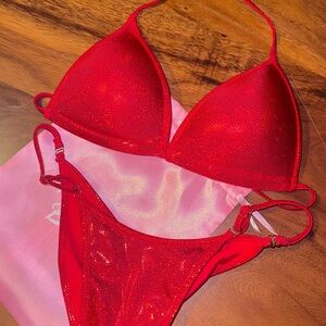 Red Toxic Angelz Fit Model Suit